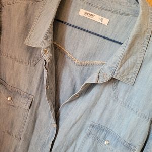 Chambray denim shirt